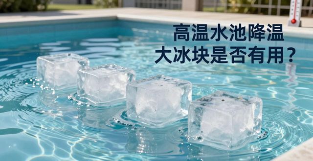 天门高温水池降温大冰块，到底管不管用？